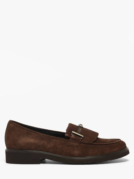 Mocassins En Cuir Gabor Marron women 2