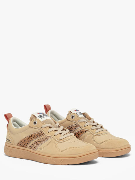 Sneakers En Cuir Palladium Beige women 74485257 vue secondaire 1