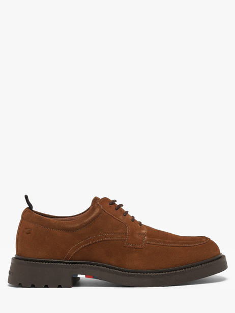 Chaussures Derbies En Cuir Tommy hilfiger Marron men 5980GVQ