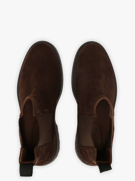 Chelsea Boots En Cuir Tommy hilfiger Marron men 5952GT6 vue secondaire 3