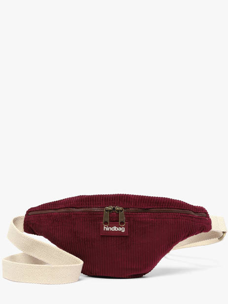 Sac Banane Hindbag Rouge velours V