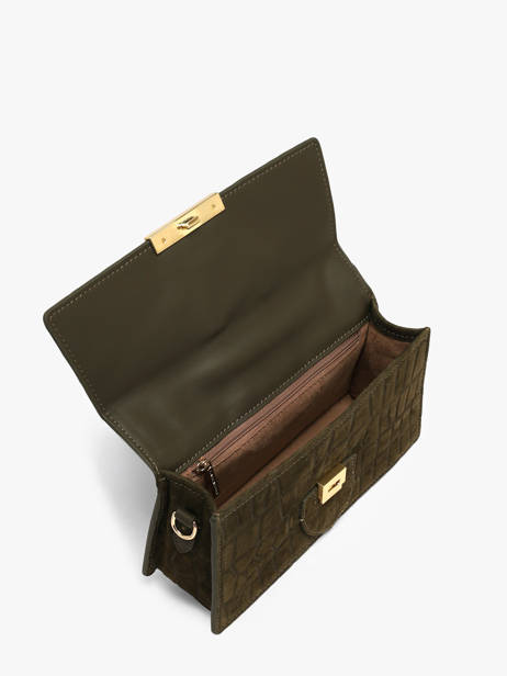 Sac Bandoulière Suede Exo Lancaster Vert suede exo 63 vue secondaire 2
