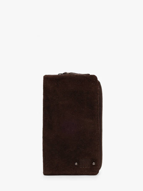 Portefeuille Cuir Biba Marron leather ENO2L