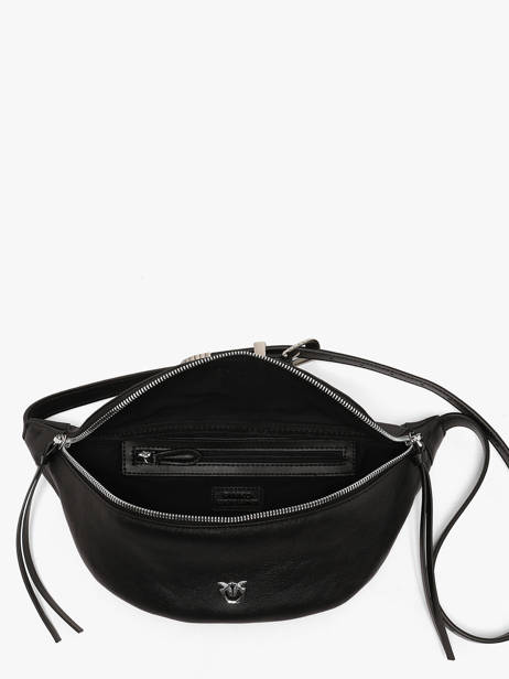Sac Banane Love Bag Icon Cuir Pinko Noir love bag icon 6724A2JG vue secondaire 4