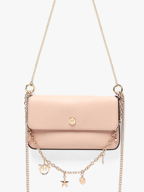 Sac Téléphone Love Bag Charms Cuir Pinko Rose love bag icon 7028A0QO vue secondaire 2