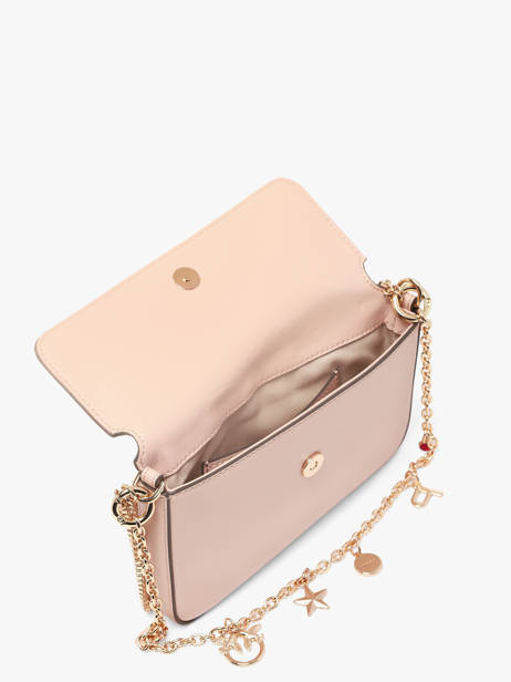 Sac Téléphone Love Bag Charms Cuir Pinko Rose love bag icon 7028A0QO vue secondaire 4