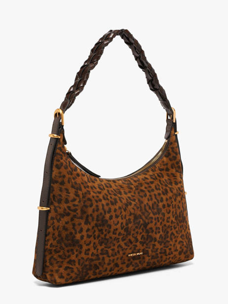 Sac Porté épaule Jess Vanessa bruno Marron jess 10V40916 vue secondaire 2