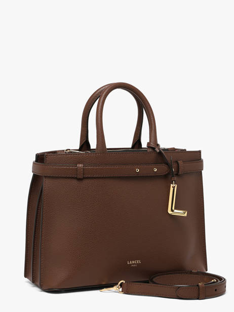 Sac Porté Main Faubourg Cuir Lancel Marron faubourg A13528 vue secondaire 2