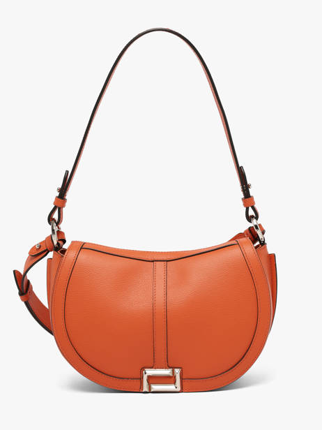 Sac Bandoulière Celeste Cuir Lancel Orange celeste A14229
