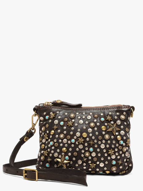Sac Bandoulière Poppi Cuir Campomaggi Marron poppi 46070ND