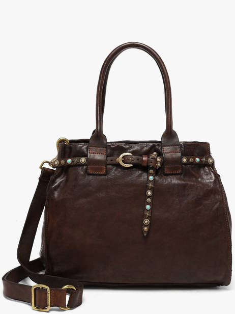Sac à Main Poppi Cuir Campomaggi Marron poppi 41020ND