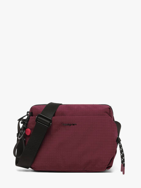 Sac Bandoulière Kosho Polyester Recyclé Hedgren Rouge string HSTG01