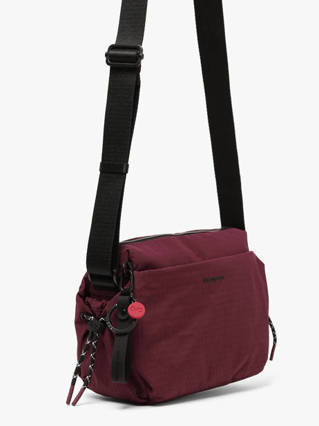 Sac Bandoulière Kosho Polyester Recyclé Hedgren Rouge string HSTG01 vue secondaire 2