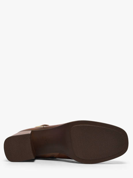 Bottines à Talon En Cuir Dorking Marron women SK vue secondaire 4