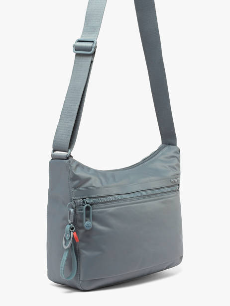 Sac Bandoulière Harper's S Polyester Recyclé Hedgren Bleu inner city upgrade HIC01S vue secondaire 2