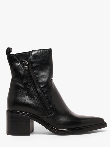 Bottines à Talon En Cuir Mjus Noir women L39214