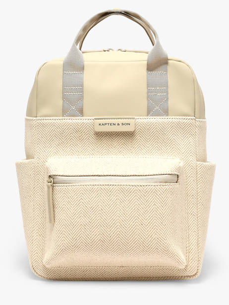 Sac à Dos Bergen Small Ibiza 1 Compartiment Kapten and son Beige ibiza IB