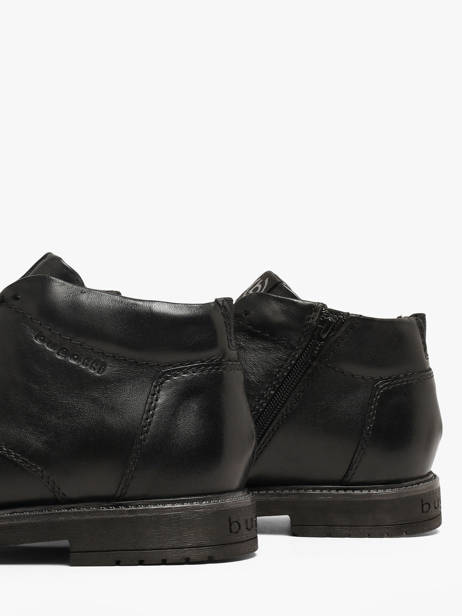 Bottines En Cuir Bugatti Noir men 3318373E vue secondaire 2
