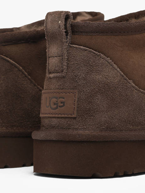 Bottes Classic Ultra Mini Ugg Marron women 1116109 vue secondaire 2