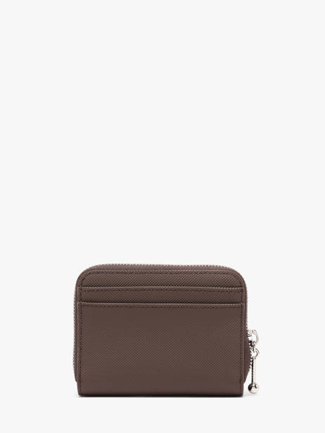Portefeuille Lacoste Marron daily city NF4764DZ vue secondaire 2