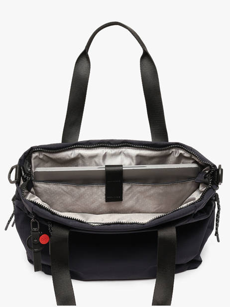 Sac Porté épaule Satoshi Polyester Recyclé Hedgren Bleu string HSTG06 vue secondaire 3