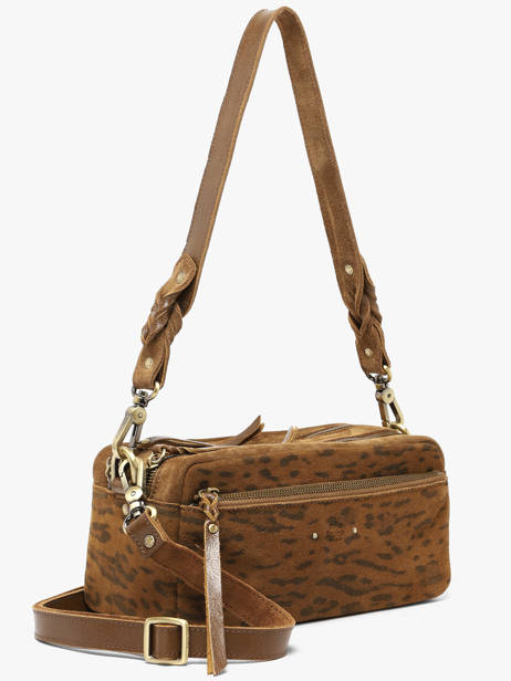 Sac Bandoulière Vintage Mila louise Marron vintage 3920PA1 vue secondaire 2