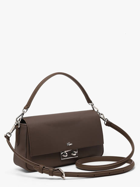 Sac Bandoulière Daily City Lacoste Marron daily city NF5491DZ vue secondaire 2