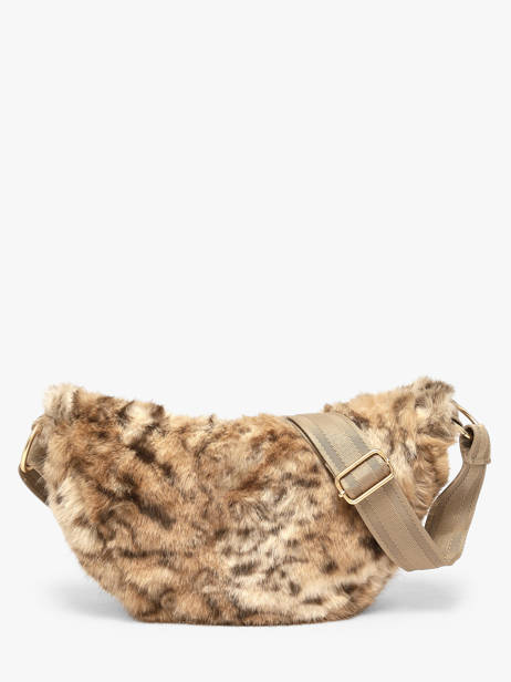 Sac Bandoulière Doudou Polyester Le voyage en panier Beige doudou AHP315 vue secondaire 4