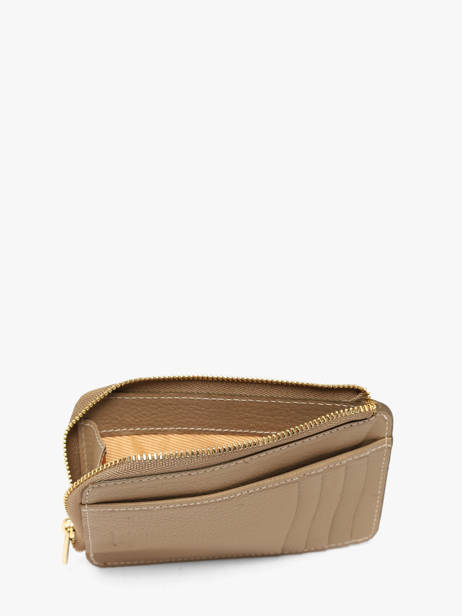 Porte-cartes Caviar Cuir Crinkles Beige caviar 14318 vue secondaire 1