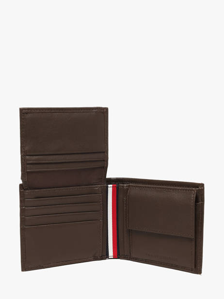 Portefeuille Corporate Cuir Tommy hilfiger Marron corporate AM14780 vue secondaire 2