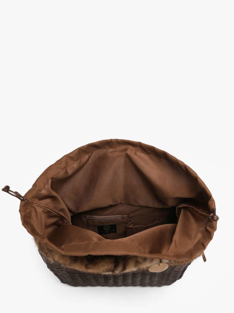 Panier M Doudou Léopard Le voyage en panier Marron doudou M vue secondaire 3