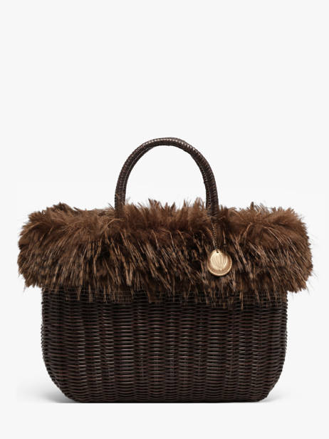 Panier L Doudou Effet Perdrix Le voyage en panier Marron doudou L