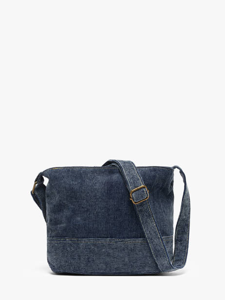 Sac Bandoulière Denim Le voyage en panier Bleu denim AHP338 vue secondaire 4
