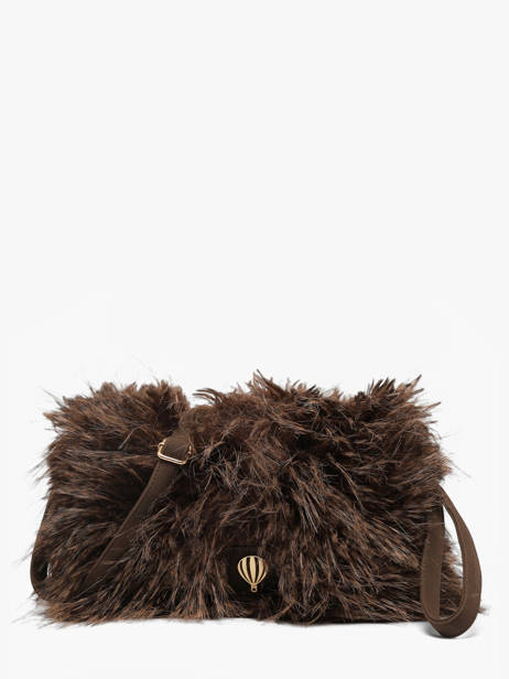 Sac Bandoulière Doudou Le voyage en panier Marron doudou AHP319