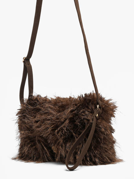 Sac Bandoulière Doudou Le voyage en panier Marron doudou AHP319 vue secondaire 2