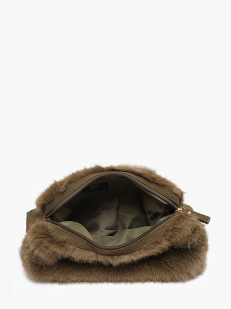 Sac Bandoulière Doudou Le voyage en panier Vert doudou AHP310 vue secondaire 3