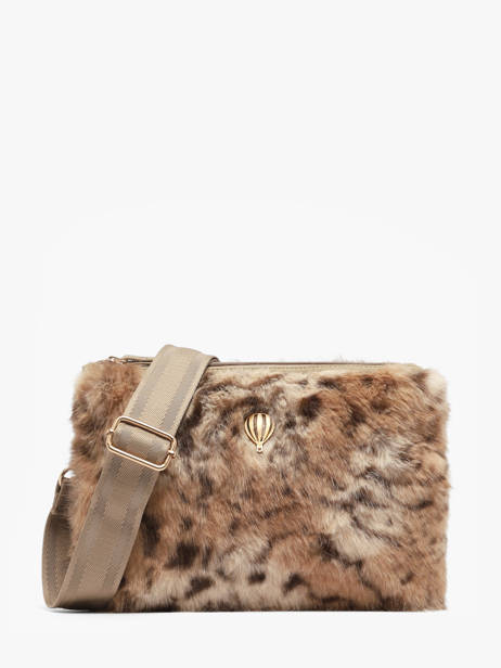 Sac Bandoulière Doudou Le voyage en panier Beige doudou AHP314