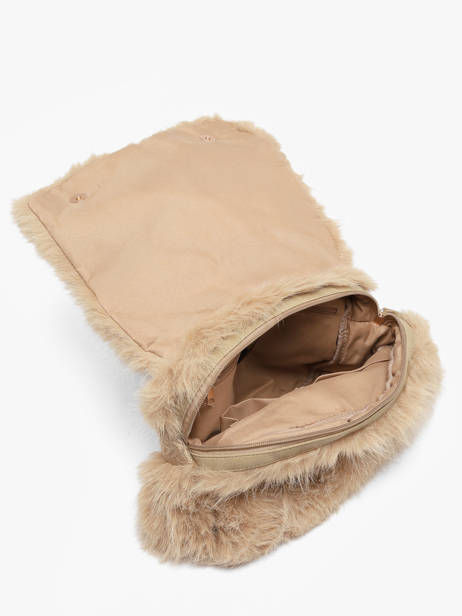 Sac Bandoulière Doudou Le voyage en panier Beige doudou AHP311 vue secondaire 3