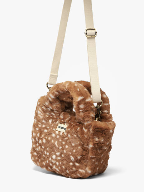 Sac Porté Main Louise Faon Hindbag Marron faon FN vue secondaire 2