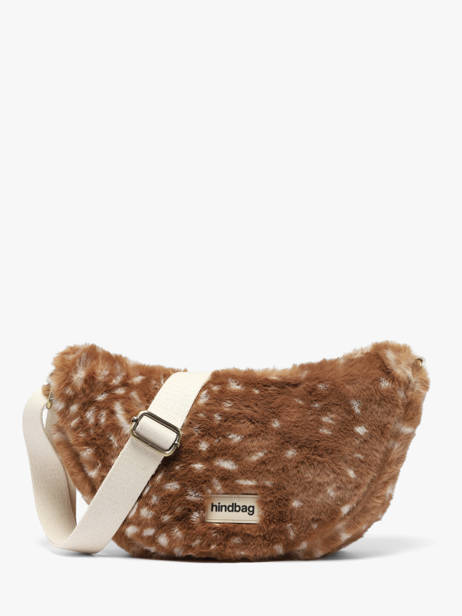 Sac Bandoulière Andrea Faon Hindbag Marron faon FN