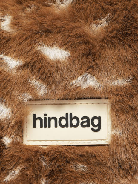 Sac Bandoulière Andrea Faon Hindbag Marron faon FN vue secondaire 3