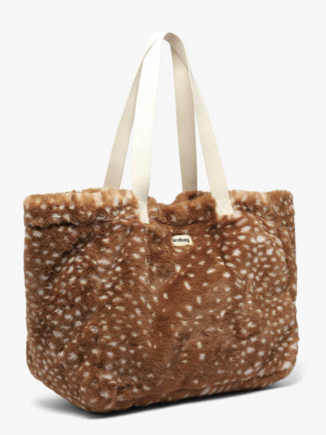 Sac Porté épaule Claude Faon Hindbag Marron faon FN vue secondaire 2