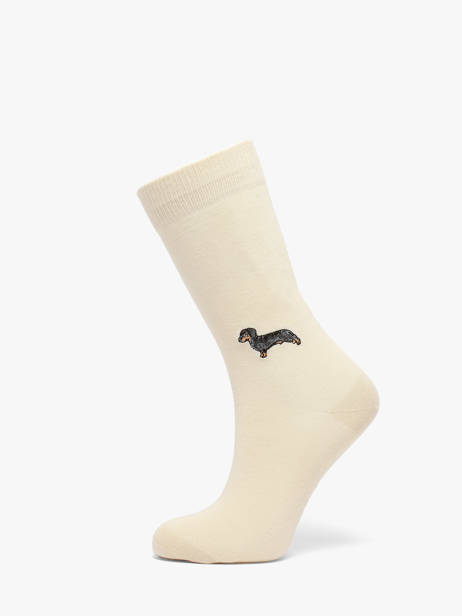 Chaussettes Bepets Besocks Beige socks E