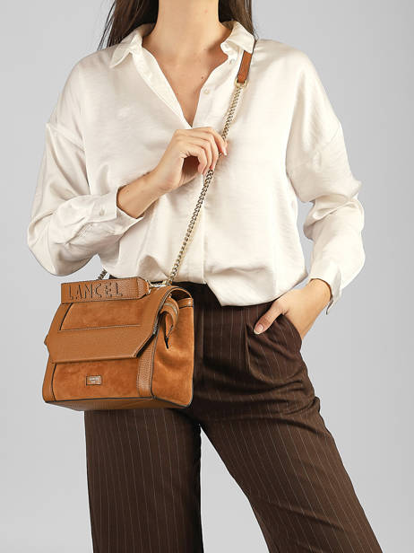 Sac Bandoulière Ninon Lancel Marron ninon A14273 vue secondaire 1