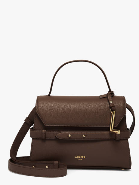 Sac Bandoulière Faubourg Cuir Lancel Marron faubourg A13948