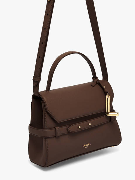 Sac Bandoulière Faubourg Cuir Lancel Marron faubourg A13948 vue secondaire 2