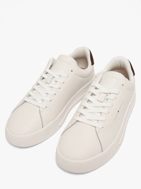 Sneakers En Cuir Tommy hilfiger Blanc men 536705U vue secondaire 1