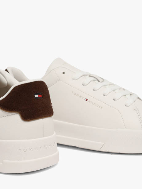 Sneakers En Cuir Tommy hilfiger Blanc men 536705U vue secondaire 2