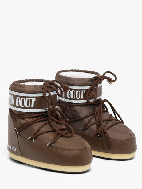 Bottes Icon Low Nylon Moon boot Marron women D1409340 vue secondaire 1