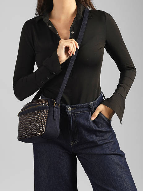 Sac Bandoulière Studs Mandoline Bleu studs 6734 vue secondaire 1